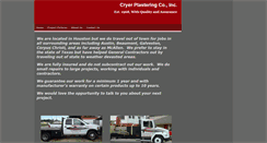 Desktop Screenshot of cryerplastering.com